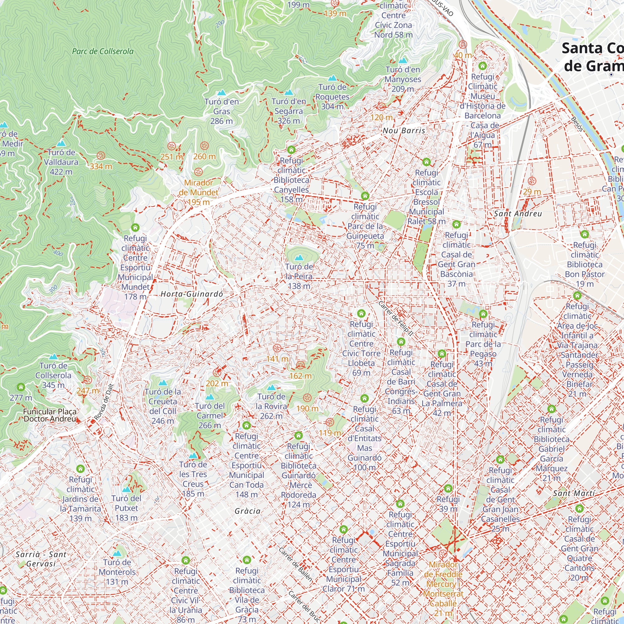 Refugi climàtic Escola Bressol Municipal Cargol map