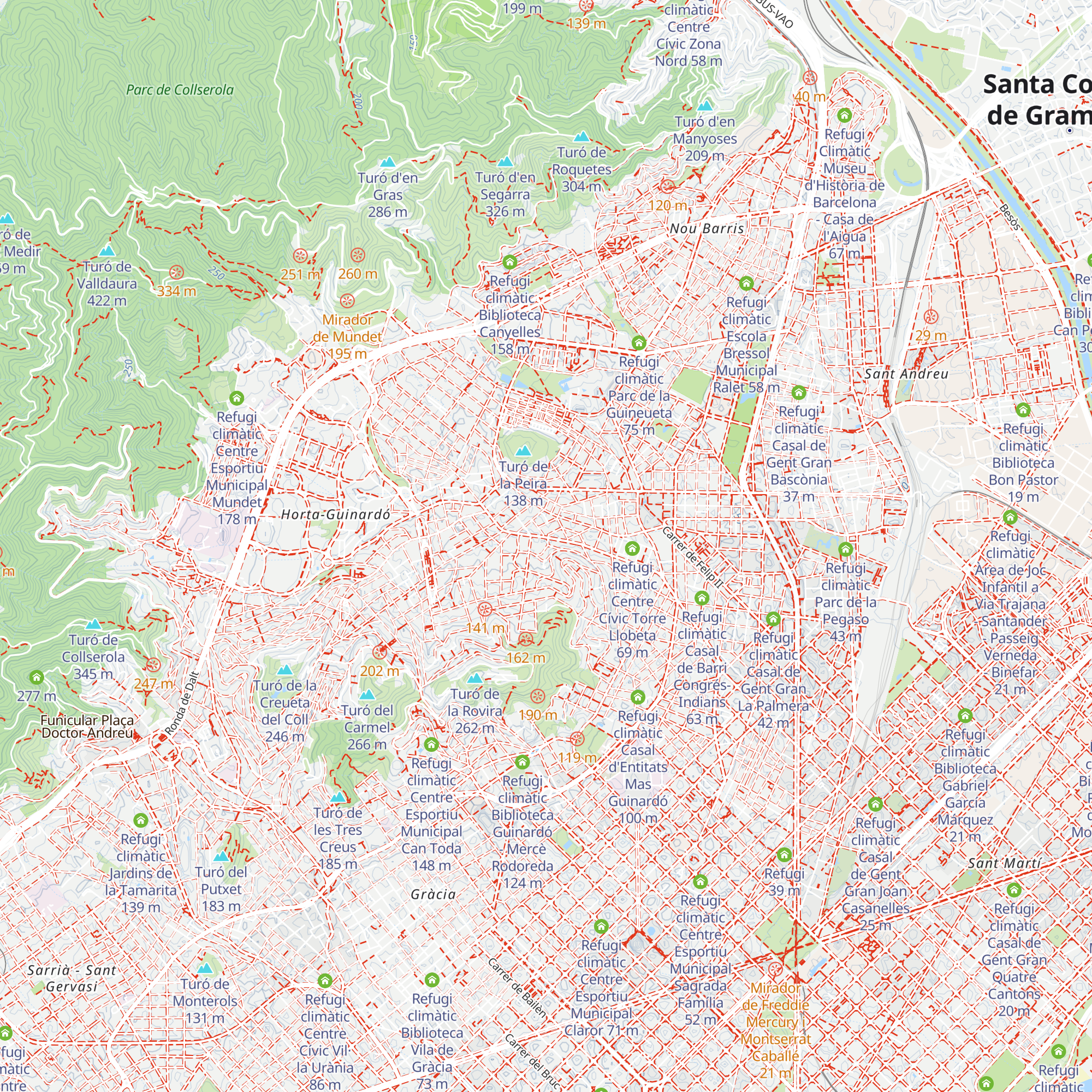 Refugi climàtic Escola Bressol Municipal Cargol map