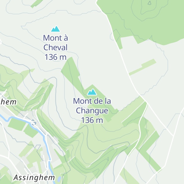 Map of Mont de la Changue