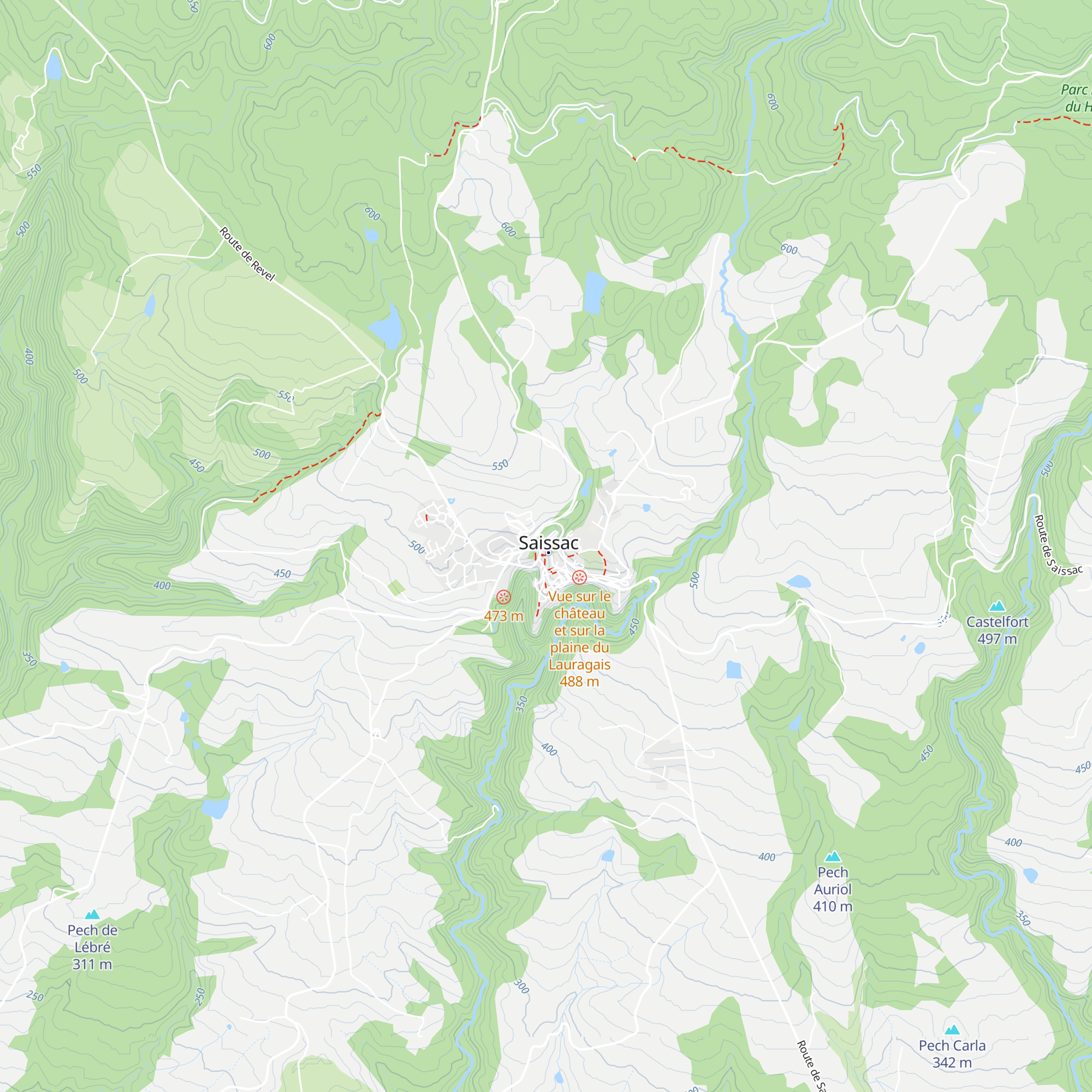 Office Intercommunal de Tourisme de la Montagne Noire map