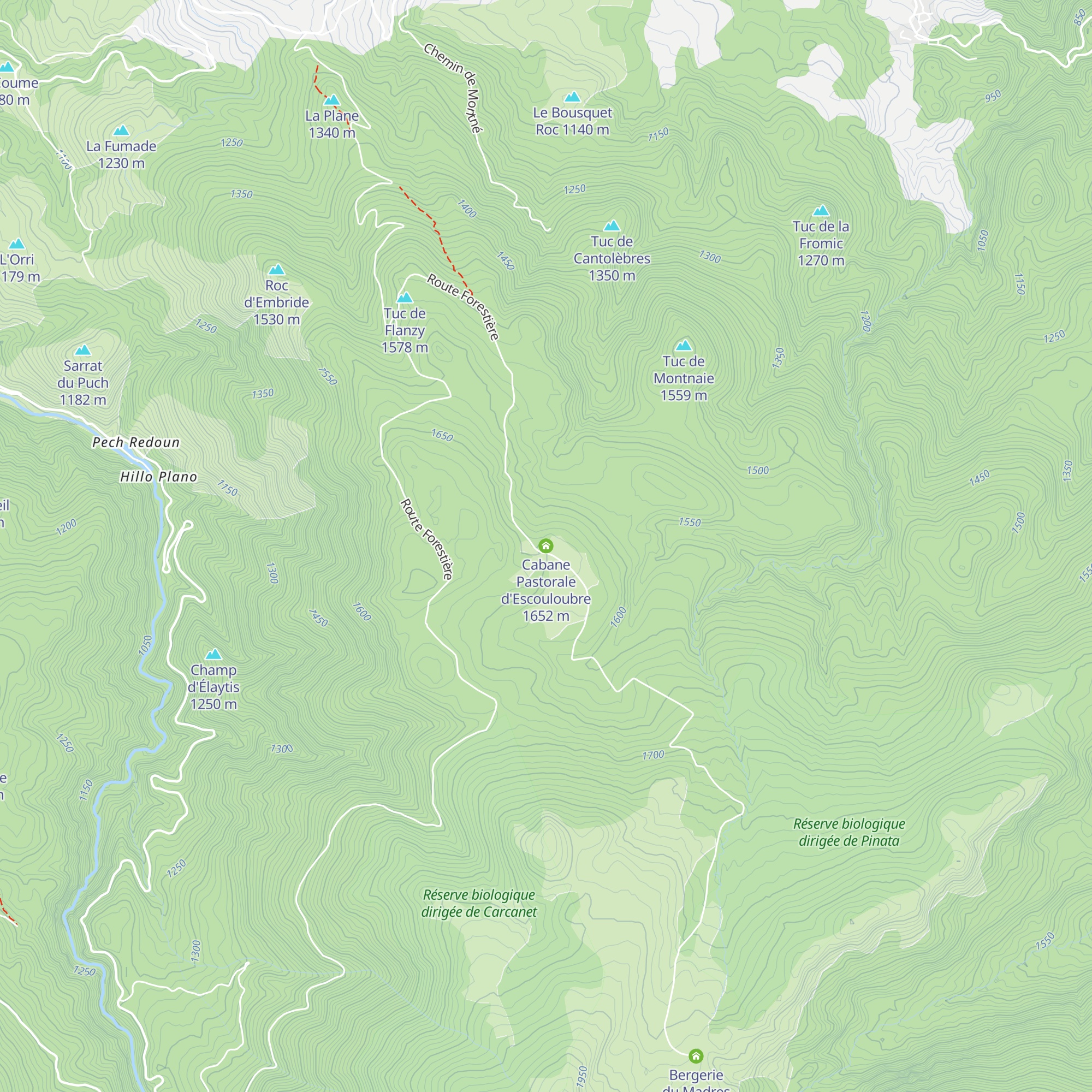 Cabane Pastorale d'Escouloubre map