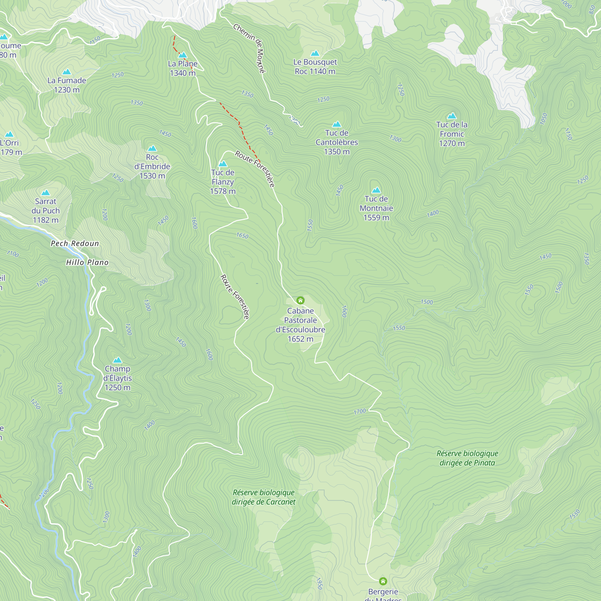 Cabane Pastorale d'Escouloubre map