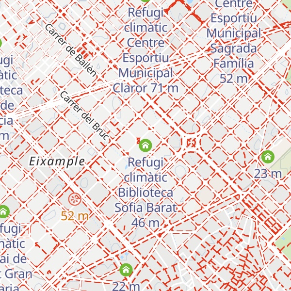 Map of Refugi climàtic Biblioteca Sofia Barat