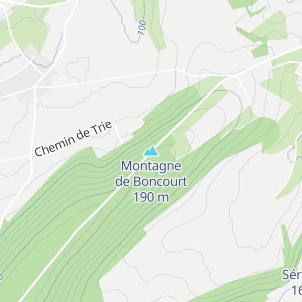 Map of Montagne de Boncourt