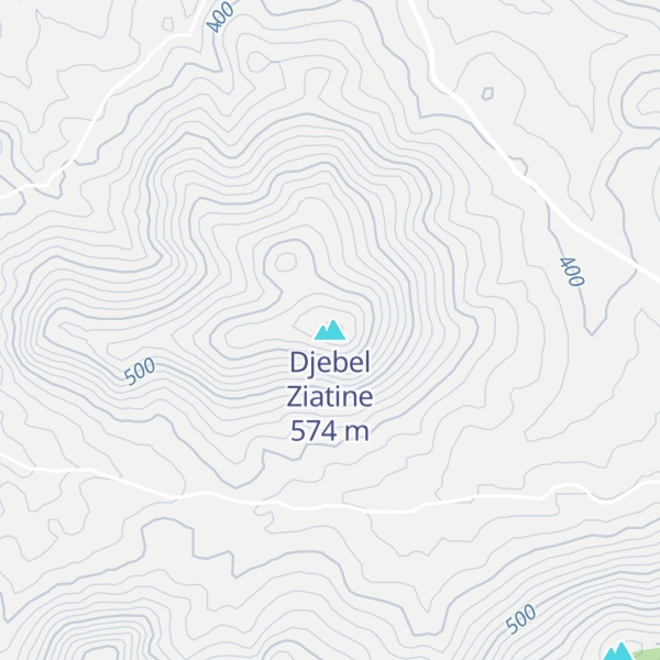 Map of Djebel Ziatine