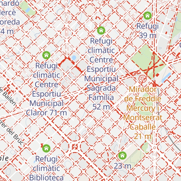 Map of Refugi climàtic Escola Ramon Llull