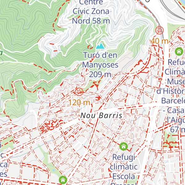 Map of Refugi climàtic Institut Escola Antaviana
