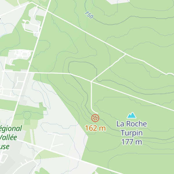 Map of Butte Brûlée