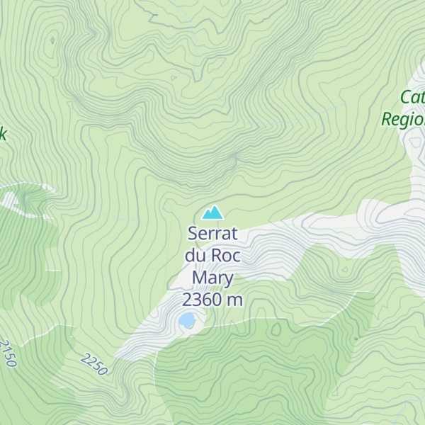Map of Serrat du Roc Mary
