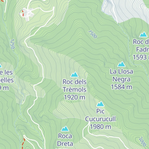 Map of Roc dels Trèmols
