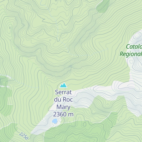 Map of Roc de Nou Fonts