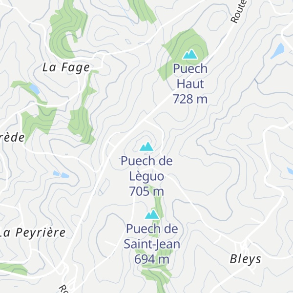 Map of Puech de Lèguo