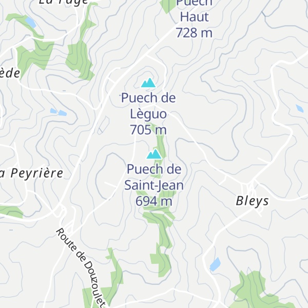 Map of Puech de Saint-Jean