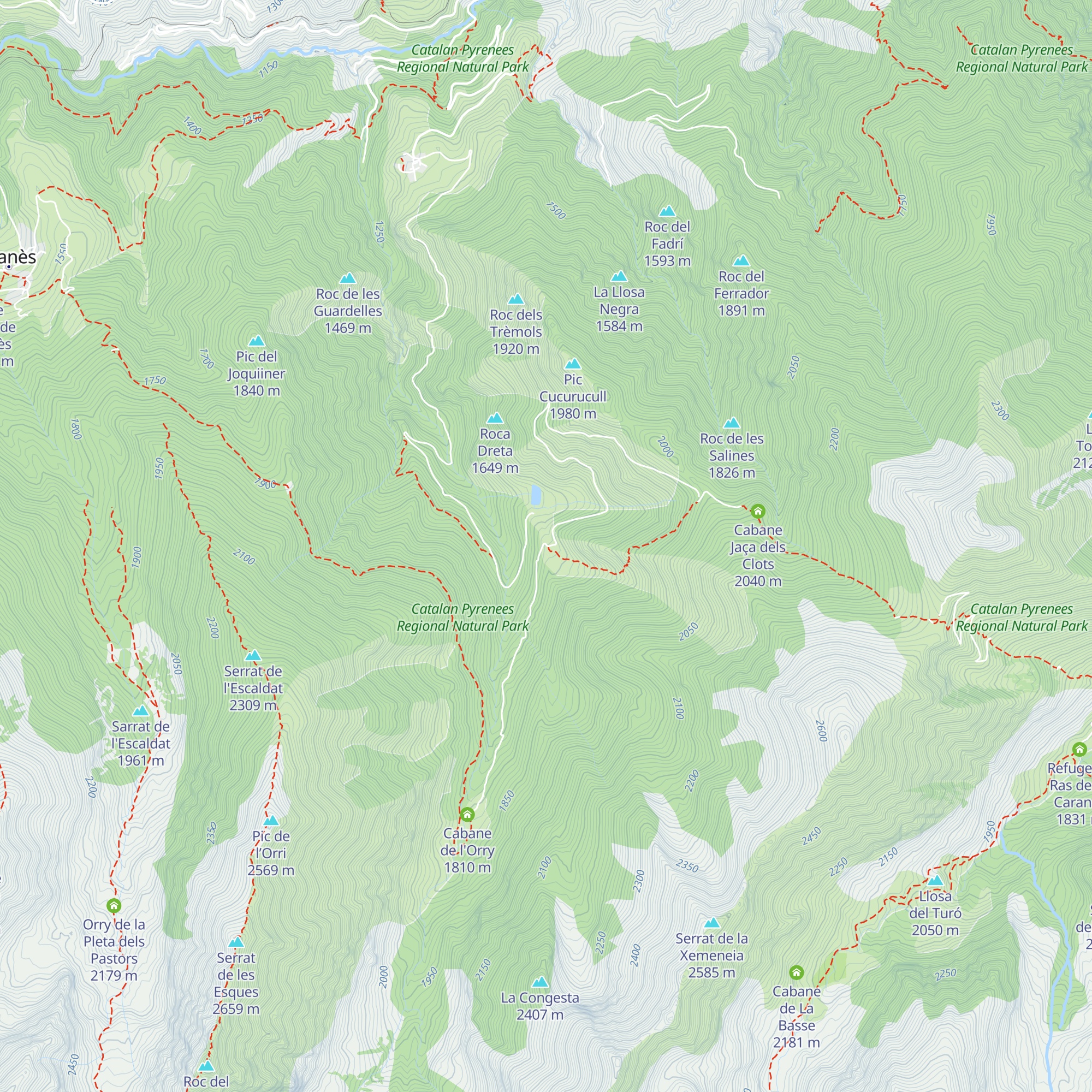 Cabane d'Aixeques map