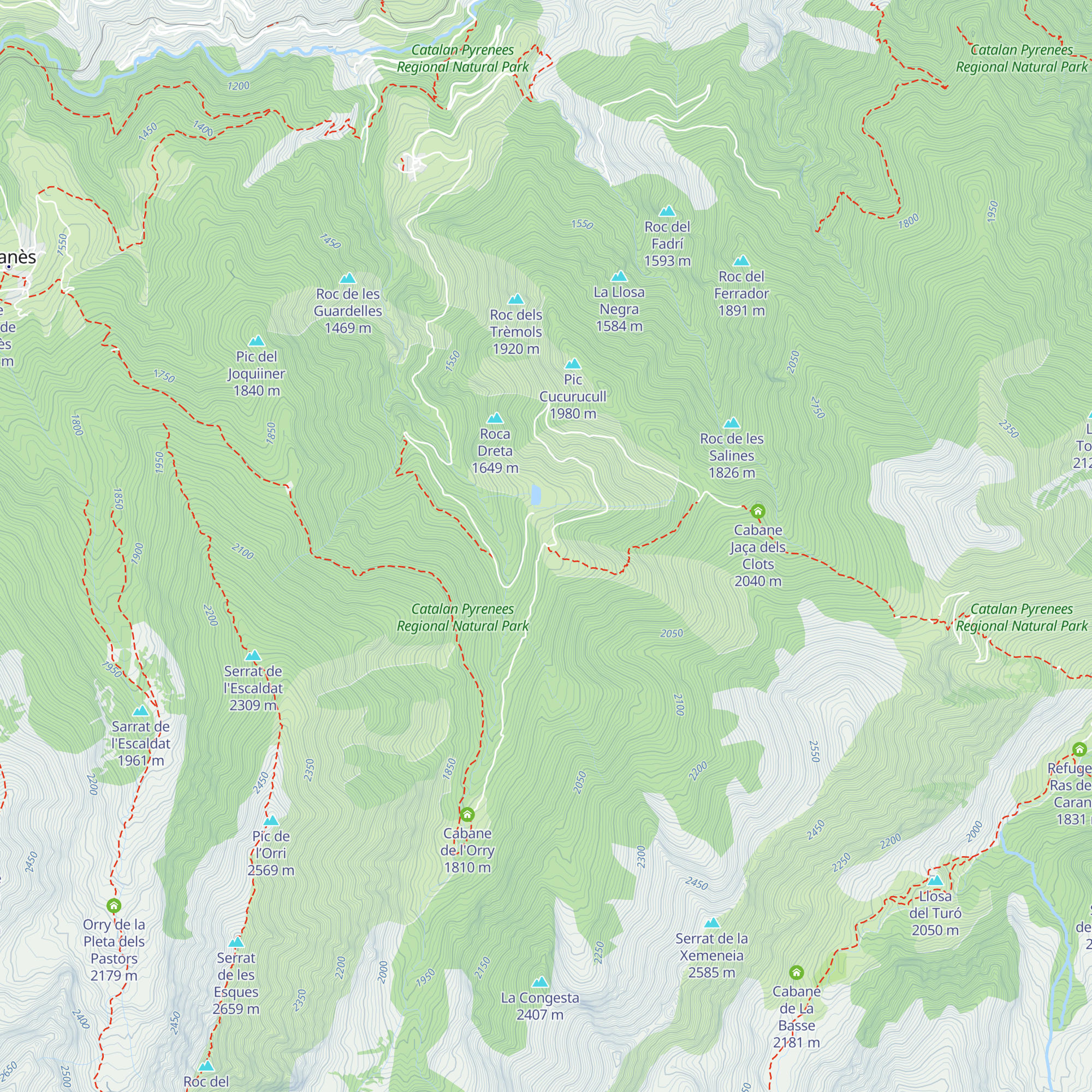 Cabane d'Aixeques map