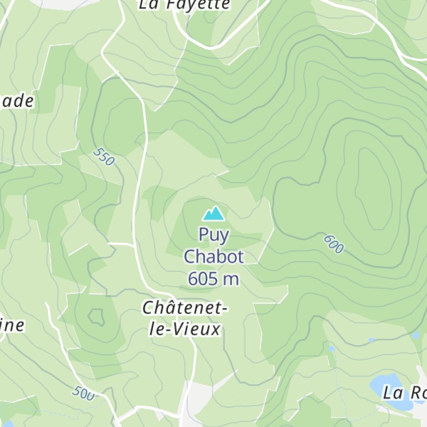 Map of Puy Chabot