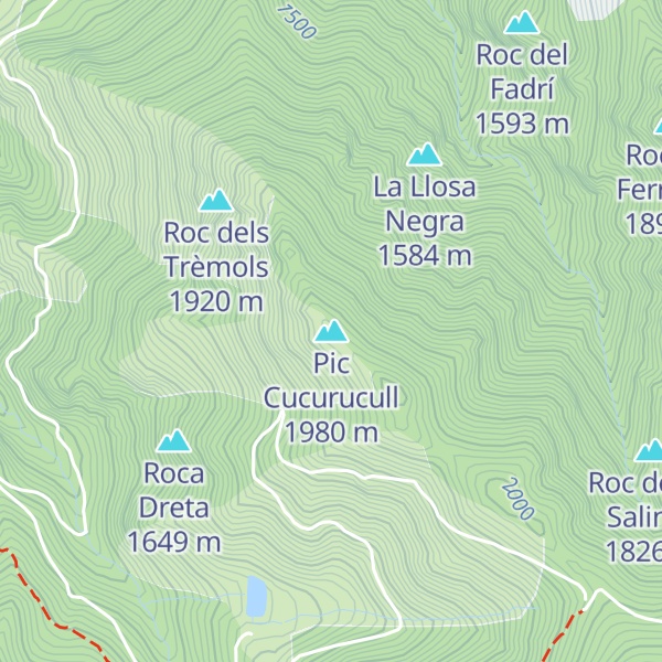 Map of Pic Cucurucull