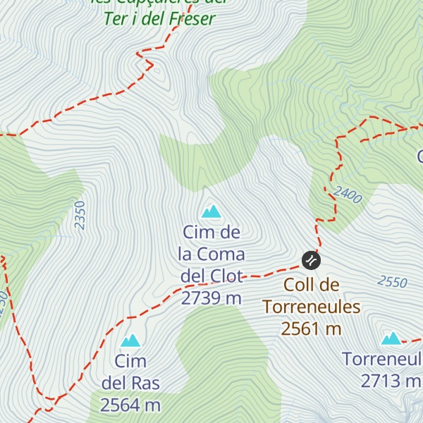 Map of Cim de la Coma del Clot