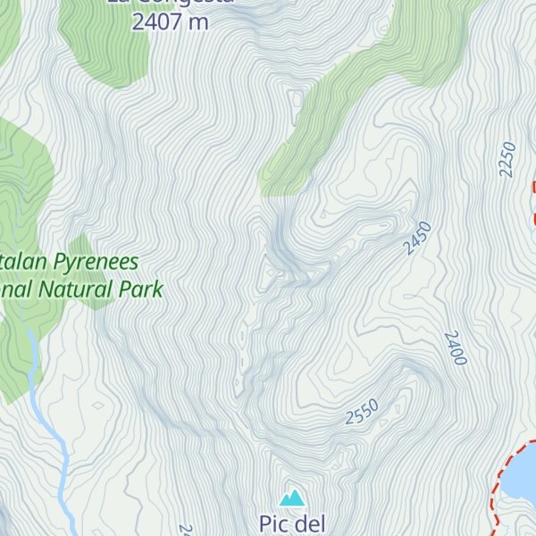 Map of Pic de Raco Petit