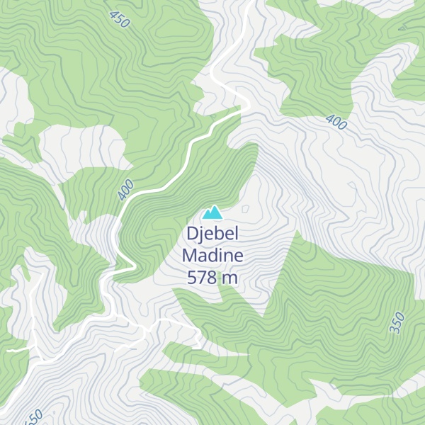 Map of Djebel Madine
