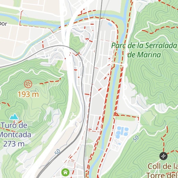 Map of Refugi climàtic Ajuntament de Montcada i Reixac