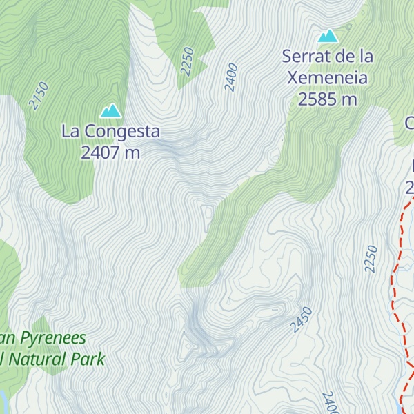 Map of Pic Moneliet