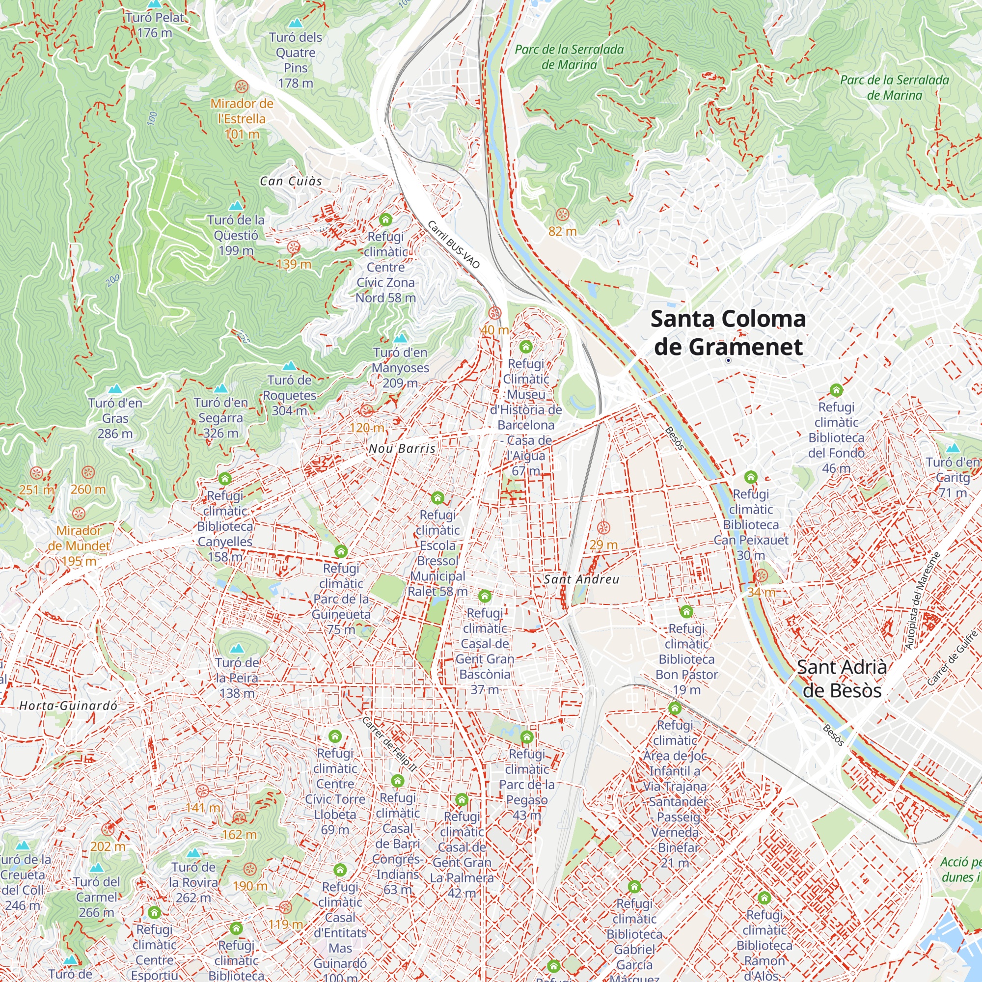Refugi climàtic Casal de Gent Gran Mossèn Clapés map