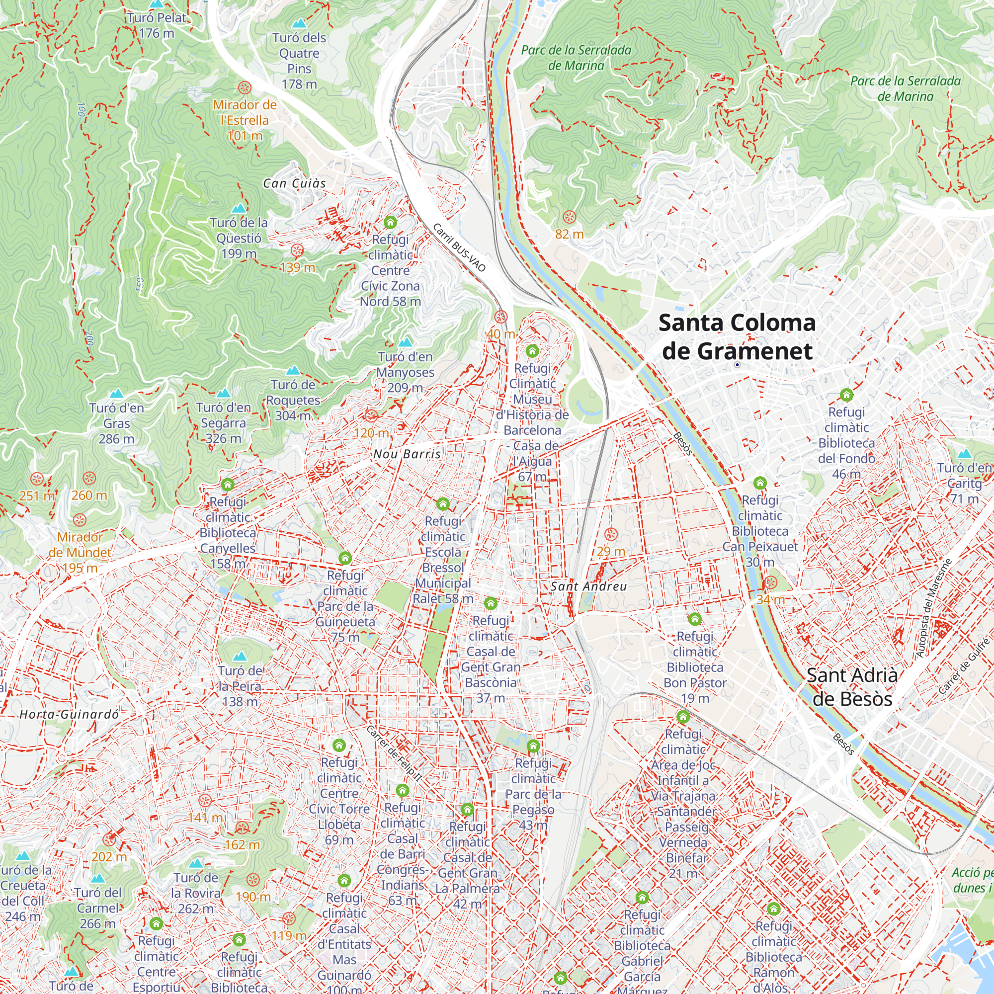 Refugi climàtic Casal de Gent Gran Mossèn Clapés map