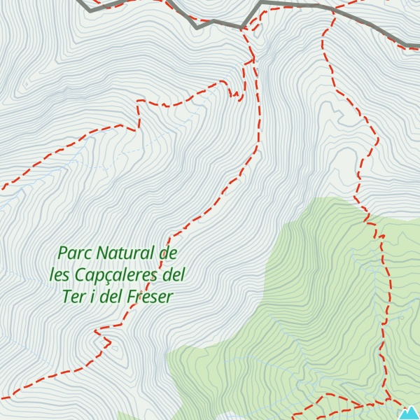 Map of Cim Baix de les Arques