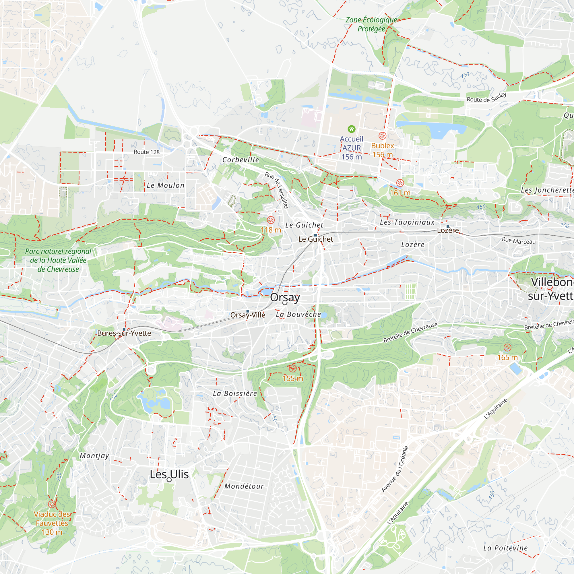 Office de Tourisme de la Vallée de Chevreuse en Essonne map