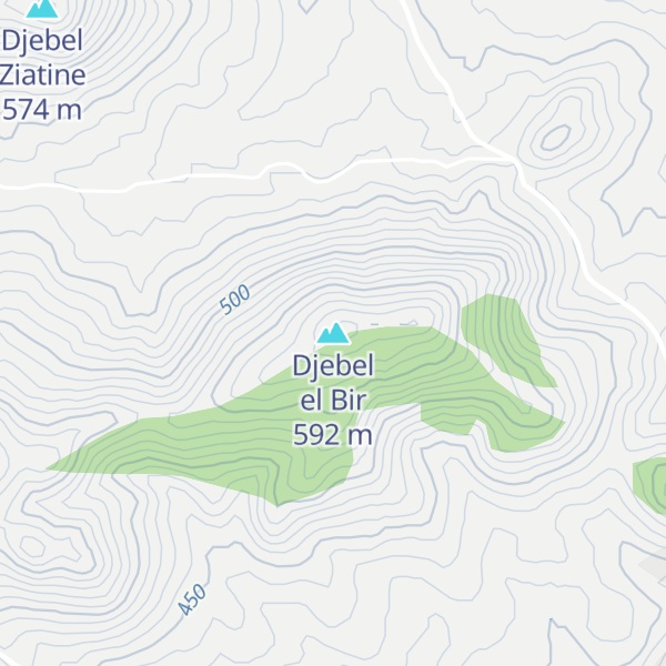 Map of Djebel el Bir