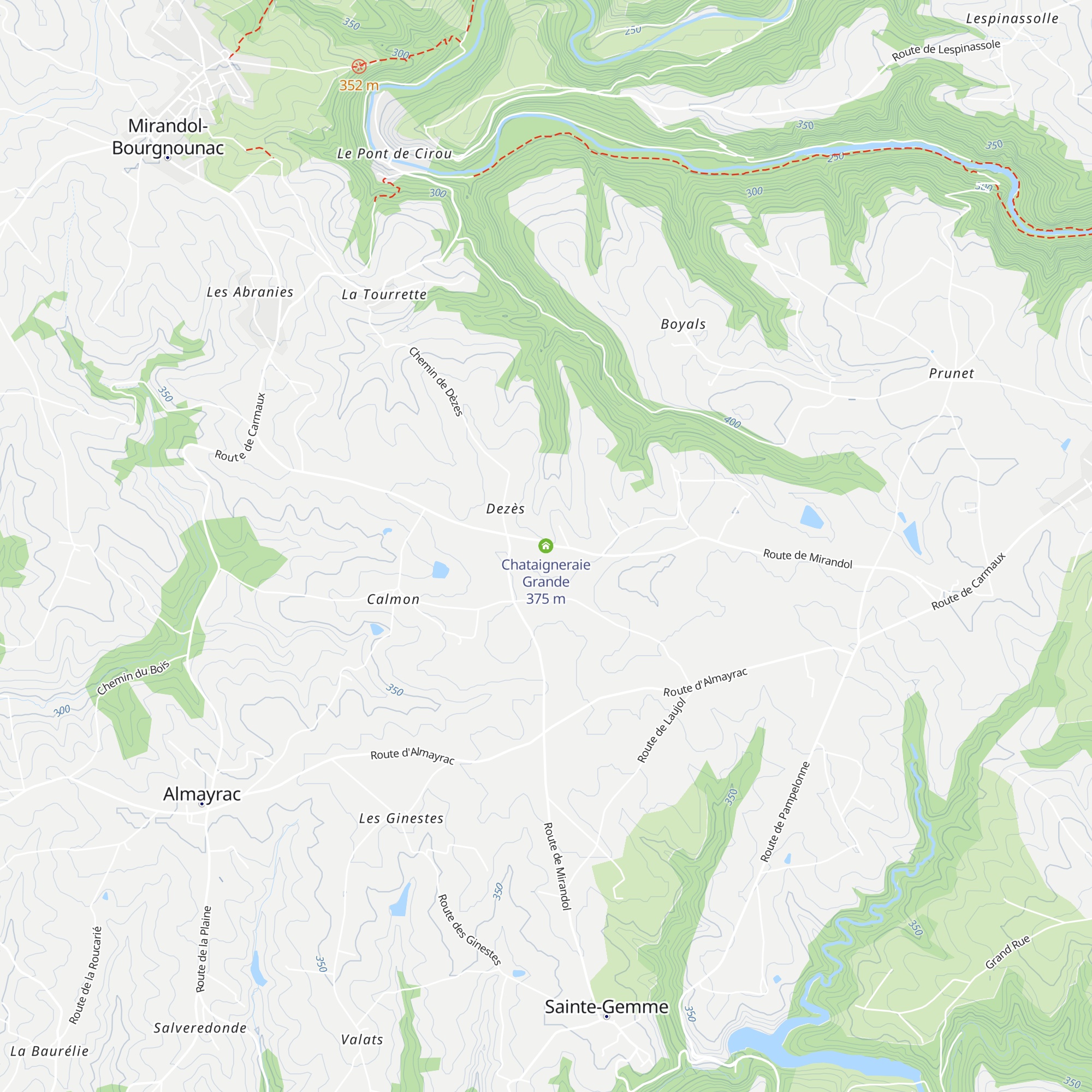 Chataigneraie Grande map