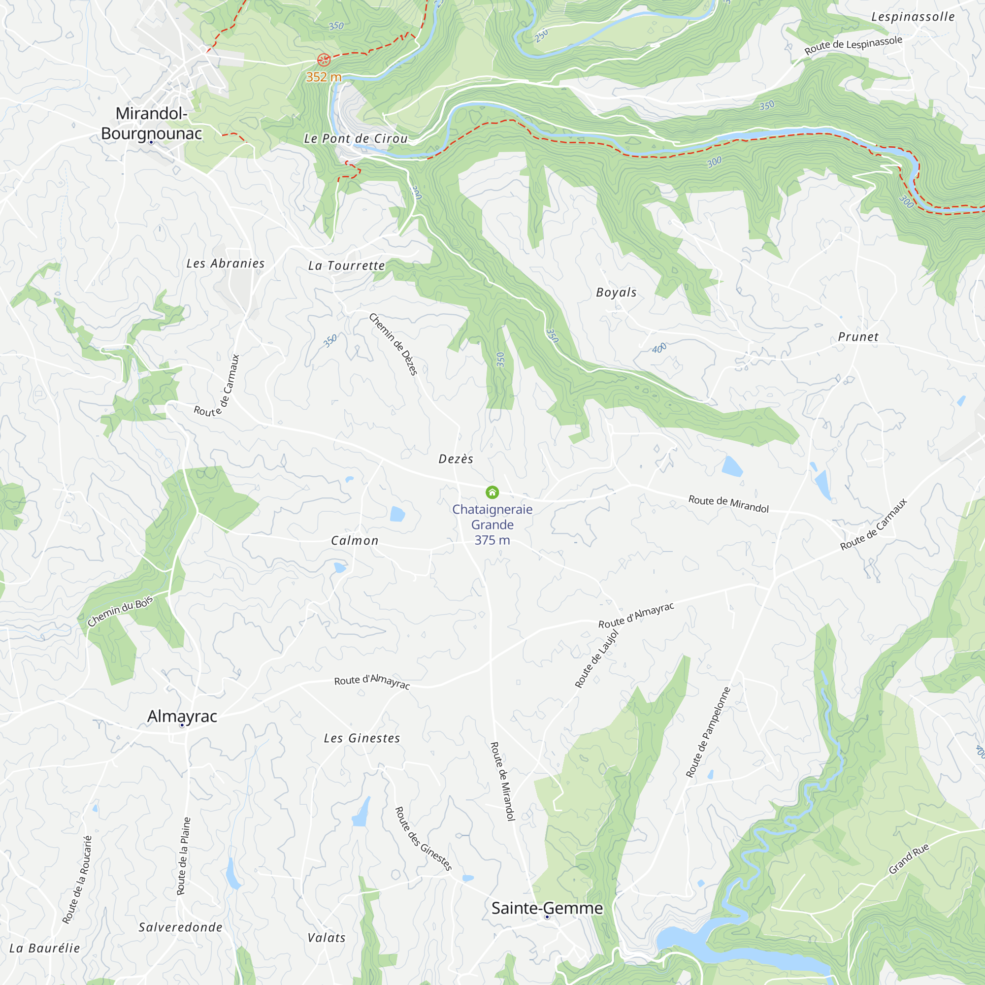 Chataigneraie Grande map
