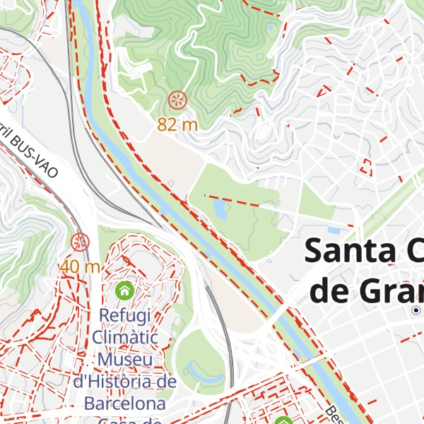 Map of Refugi climàtic Parc de Can Zam