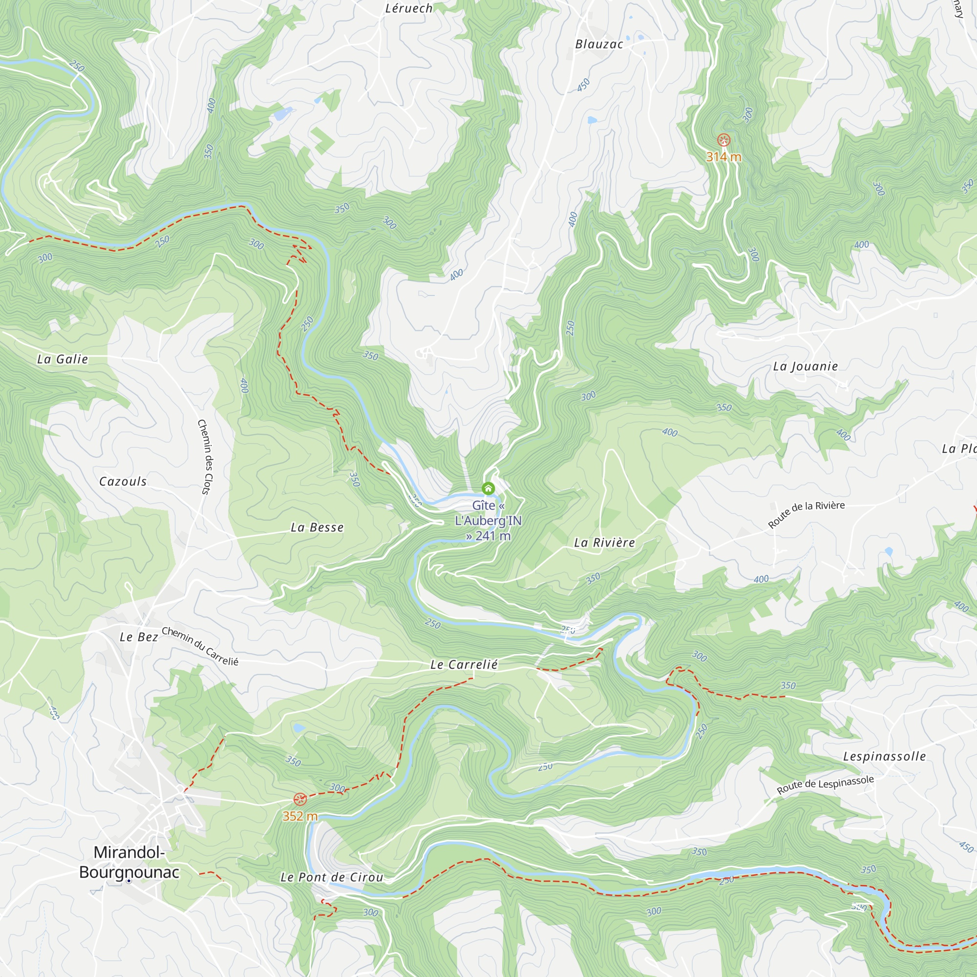 Gîte « L'Auberg'IN » map