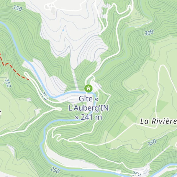 Map of Gîte « L'Auberg'IN »