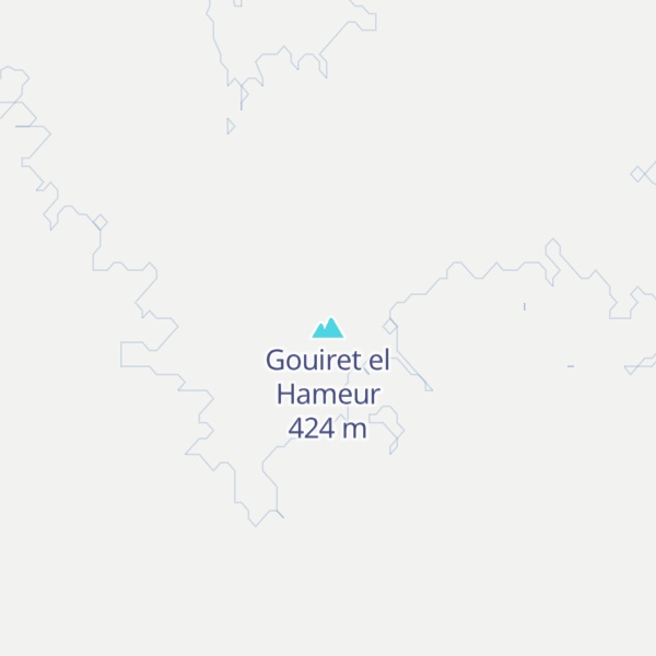 Map of Gouiret el Hameur