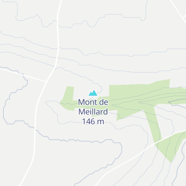 Map of Mont de Meillard