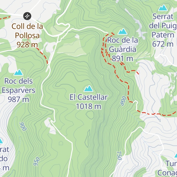 Map of El Castellar