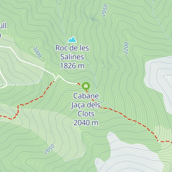 Map of Cabane Jaça dels Clots