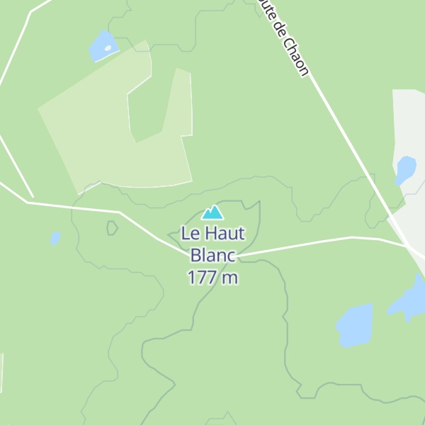 Map of Le Haut Blanc