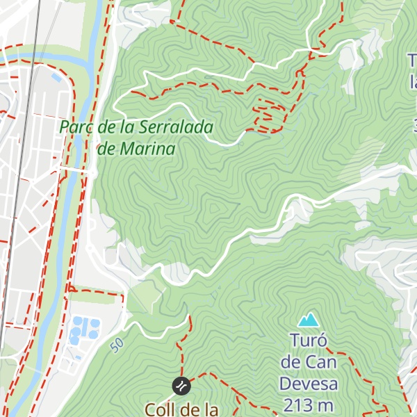 Map of Turó d'en Rata