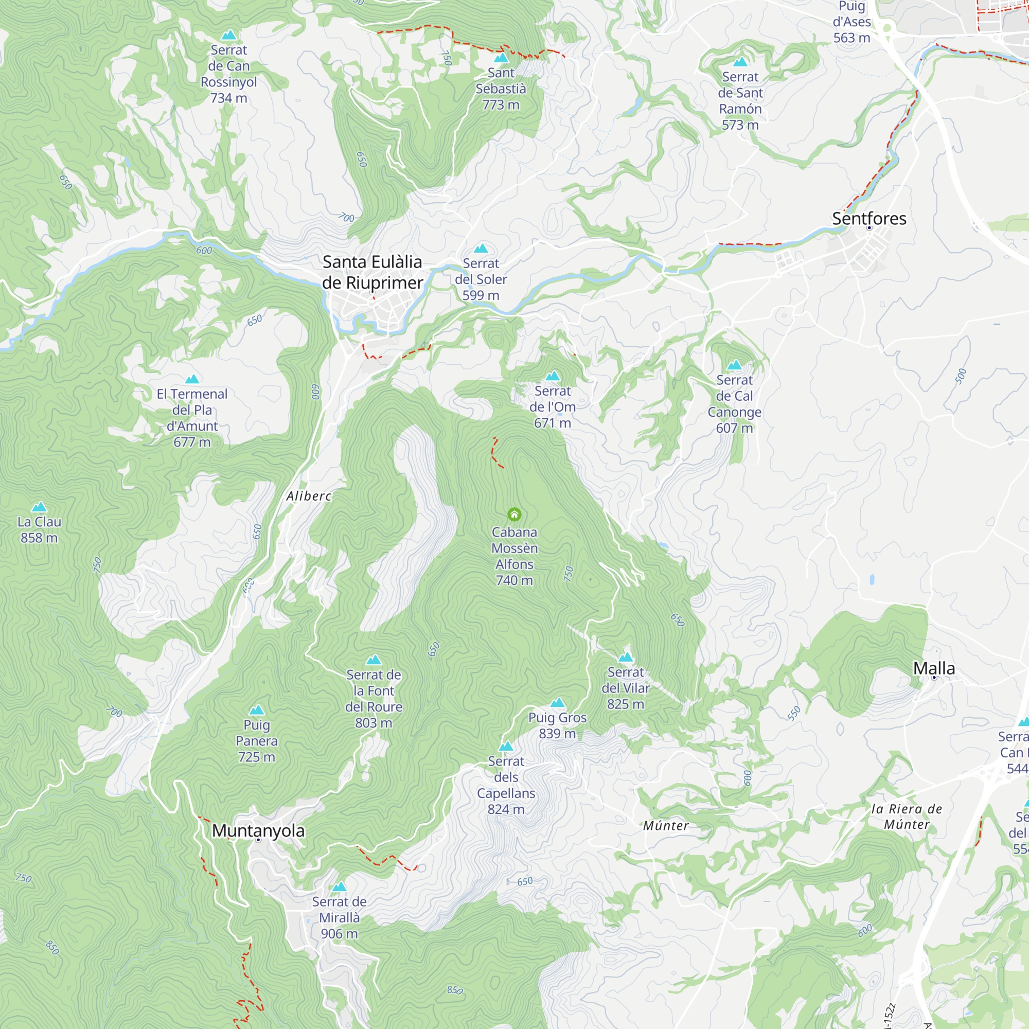 Cabana Mossèn Alfons map