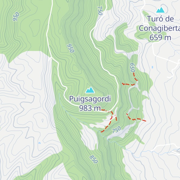 Map of Puigsagordi