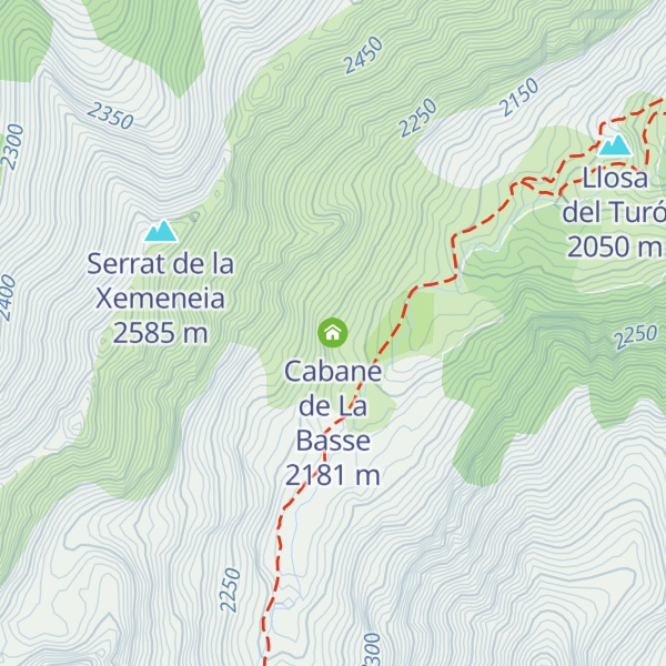 Map of Cabane de La Basse