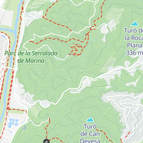 Map of Turó d'en Tort