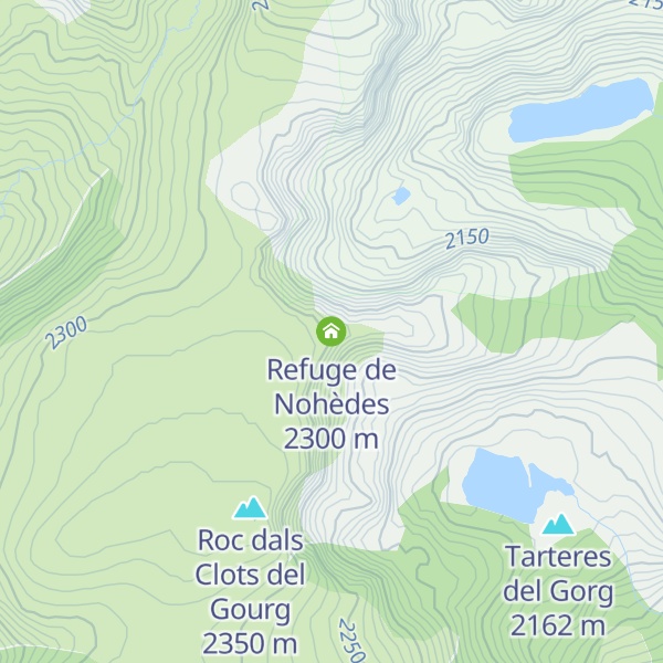 Map of Refuge de Nohèdes