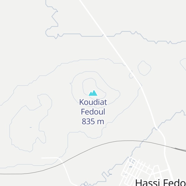 Map of Koudiat Fedoul
