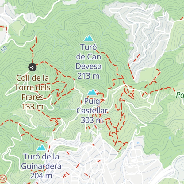 Map of Puig Castellar