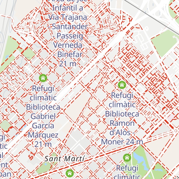 Map of Refugi climàtic Casal de Gent Gran